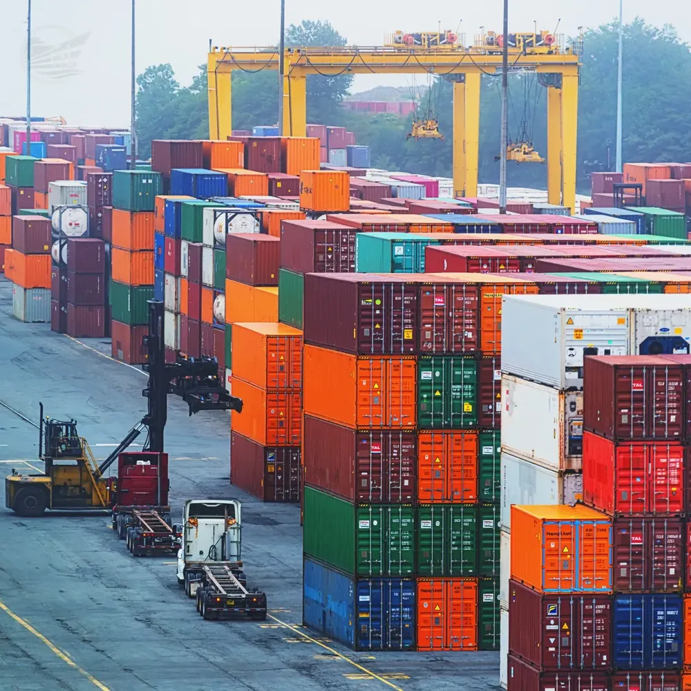 NSL freight forwarding team at Karachi port container terminal